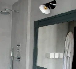 Applique*Atelier Areti Applique murale, Cone, noir, intérieur blanc, Ø16cm, L20,5cm - noir, blanc