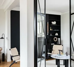 Applique*Atelier Areti Applique murale, Cone, noir, intérieur blanc, Ø16cm, L20,5cm - noir, blanc