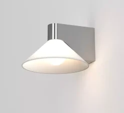 Applique murale, Conic, chrome poli, IP44, L20,8cm, H13,4cm - Astro