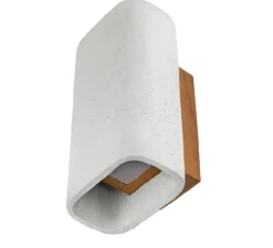 Applique*Loftlight Applique murale, Conteak Indoor, , LED, dim, 3000K, 600lm, L12,5cm, H24,5cm - Gris Naturel