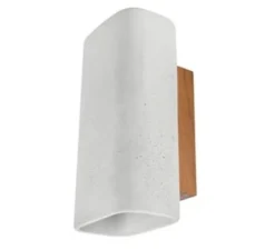 Applique*Loftlight Applique murale, Conteak Indoor, , LED, dim, 3000K, 600lm, L12,5cm, H24,5cm - Gris Naturel