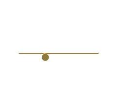 Applique*Flos Applique murale, Coordinates Wall 1, , LED, 2700K, 962lm, L80cm, H10cm - champagne