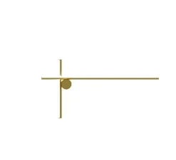 Applique murale, Coordinates Wall 2, champagne, LED, 2700K, 1403lm, L80cm, H40cm - Flos