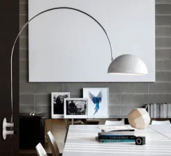 Applique*Oluce Applique murale, Coupé, , Ø30cm, L154cm - blanc