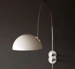 Applique*Oluce Applique murale, Coupé, , Ø30cm, L154cm - blanc