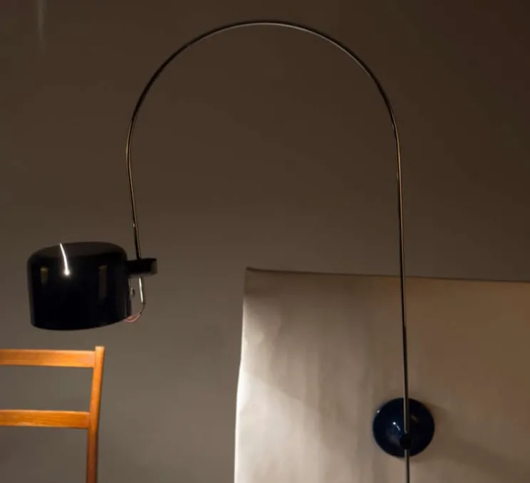 Applique murale, Coupé, noir, H115cm - Oluce