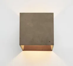 Applique murale, Cromia, Marron, L12,5cm, H12,5cm - Plato Design