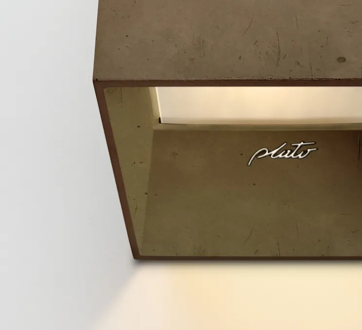 Applique murale, Cromia, Marron, L12,5cm, H12,5cm - Plato Design