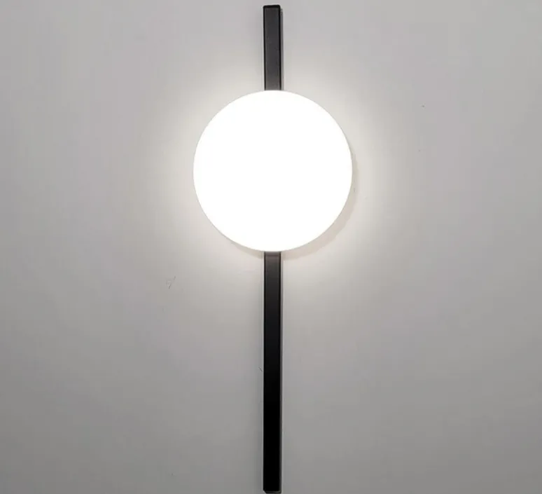 Applique*B.lux Applique murale, Crosshatch C/W S, , LED, dim, 2700K, 1800 lm, Ø18,3cm, H58,6cm - noir