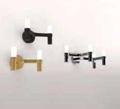 Applique*Nemo Lighting Applique murale, Crown 2, , L26cm, H16cm - plaqué or