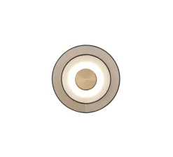 Applique*Forestier Applique murale, Cymbal S, , LED, Ø34cm, H16cm - naturel