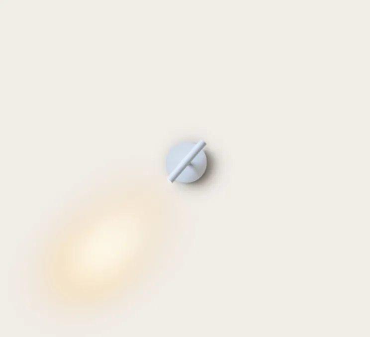 Applique murale, D01, blanc, LED, dim, 2700K, 350 lm, L9cm, H15cm - OliveLab