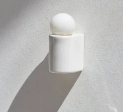 Applique*Anastassiades Studio Applique murale, D1, up, , IP44, L4,7cm, H10,2cm - Anastassiades blanc