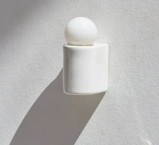 Applique*Anastassiades Studio Applique murale, D1, up, , IP44, L4,7cm, H10,2cm - Anastassiades blanc