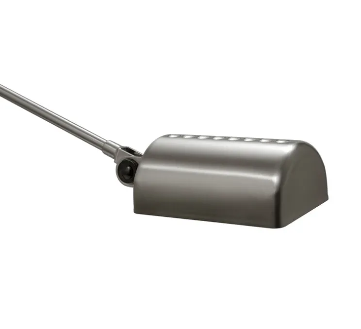 Applique murale, Daphine 35, nickel brossé, LED, 2700K, 410 lm, L35cm, H8cm - Lumina