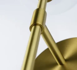 Applique murale, Dawn double, Laiton laqué bruni, L15cm, H47,8cm - Schwung