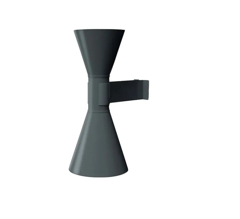 Applique*Nemo Lighting Applique murale, De Marseille, , L17cm, H40cm - gris mat