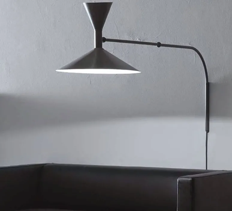 Applique*Nemo Lighting Applique murale, De Marseille, , L166cm, H80cm - noir