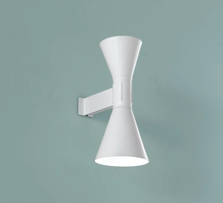 Applique*Nemo Lighting Applique murale, De Marseille, Le Corbusier, , L17cm, H40cm - blanc