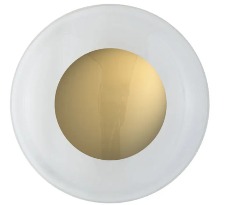 Applique*Ebb and Flow Applique murale de salle de bain, Horizon, , IP44,Ø36cm, H22,5cm - transparent, or