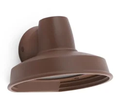 Applique*Faro Applique murale d'extérieur, Bronx, , Ø14cm, H9,6cm - marron