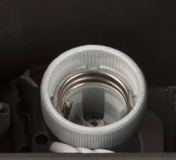 Applique*SLV Applique murale d'extérieur, Grafit E27 Square Sensor, anthracite, IP44, L12cm, H17cm - anthracite et blanc