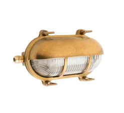 Applique*Zangra Applique murale d'extérieur, Light.O.071, , IP64, L20cm, H13cm - laiton