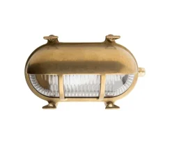 Applique*Zangra Applique murale d'extérieur, Light.O.071, , IP64, L20cm, H13cm - laiton