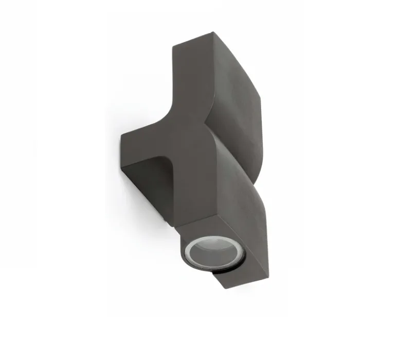 Applique*Faro Applique murale d'extérieur, klamp, , H22,5cm - gris