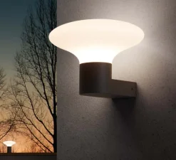 Applique*Faro Applique murale d'extérieur, BLUB'S, , H20,5cm - gris anthracite