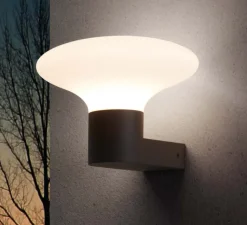 Applique*Faro Applique murale d'extérieur, BLUB'S, , H20,5cm - gris anthracite