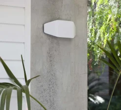 Applique*Faro Applique murale d'extérieur, FUTURE, IP44, , L31,5cm, H13,5cm - blanc