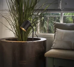 Applique*Faro Applique murale d'extérieur, borne, Flow, , Ø9cm, H60cm, IP65 - noir