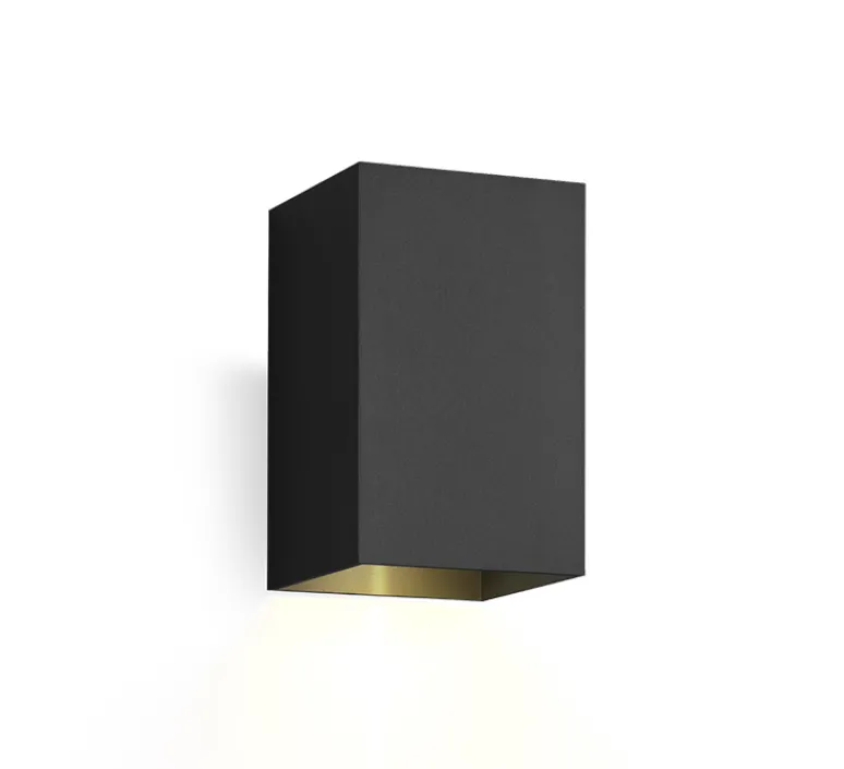 Applique*Wever&Ducré Applique murale d'extérieur, Box 3.0, , IP65,LED, 2700K, 400lm, Ø10cm, H16cm - noir