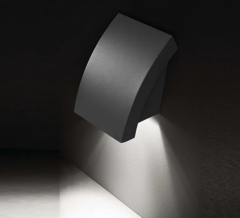 Applique*Faro Applique murale d'extérieur, Proa, , H15cm - gris