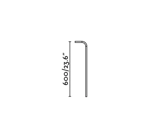 Applique*Faro Applique murale d'extérieur, borne, Flow, , Ø9cm, H60cm, IP65 - beige