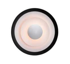 Applique*Belid Applique murale, Diablo, , Ø40cm, H12cm - noir et blanc