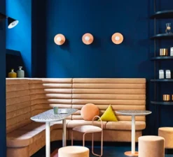 Applique murale, Disc and Sphere wall, noir et or, H7,5cm, Ø23cm - Atelier Areti