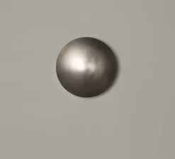 Applique murale, Disco L, nickel, L35cm, H35cm - Santa & Cole