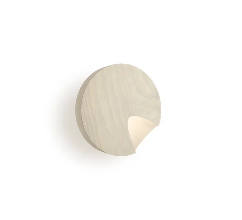 Applique*Vibia Applique murale, Dots 4660, , LED, 2700K, 500lm, Ø17,5cm, H5,2cm - chêne blanc