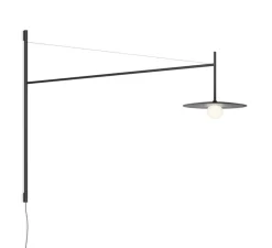 Applique*Vibia Applique murale déportée et encastrable, Tempo 5757, , LED, 2700K, 300lm, L122,5cm, H80cm - graphite