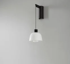 Applique*Bover Applique murale, Drep A/01, , LED, 2700K, 270 lm, L15,2cm, H39,8cm - blanc opal