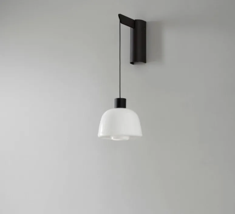 Applique*Bover Applique murale, Drep A/01, , LED, 2700K, 270 lm, L15,2cm, H39,8cm - blanc opal