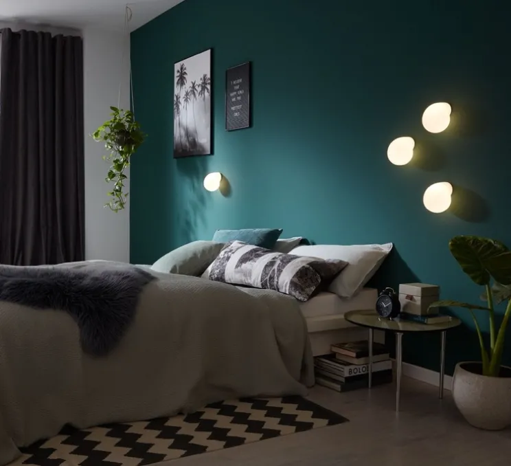 Applique murale, Dro 2.0, blanc, IP44, L18,2cm, H21cm - Wever&Ducré