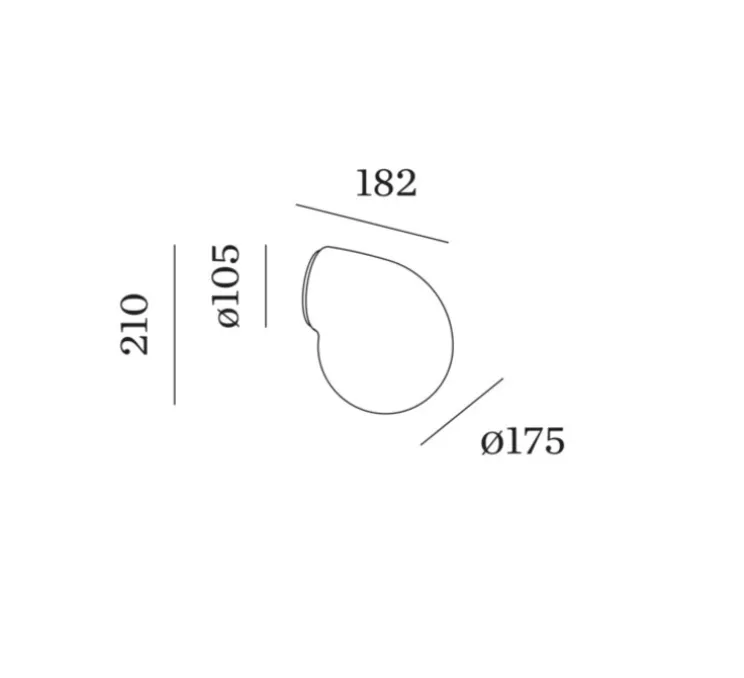 Applique murale, Dro 2.0, blanc, IP44, L18,2cm, H21cm - Wever&Ducré