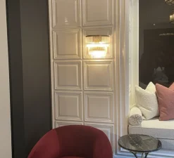 Applique*Eichholtz Applique murale, East, , L33cm, H32,5cm - Laiton, transparent