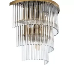 Applique murale, East, Laiton, transparent, L33cm, H32,5cm - Eichholtz