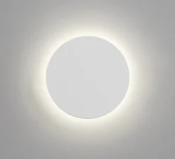 Applique murale, Eclipse Round 250 Led, plâtre, LED, 2700k, 386 lm, L25cm, H25cm - Astro