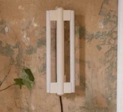 Applique murale, eiffel double 500, crème, LED, L53,5cm, H10,8cm - Frama