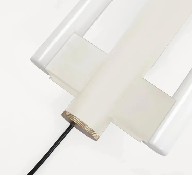 Applique murale, eiffel double 1000, crème, LED, L53,5cm, H100,8cm - Frama